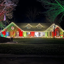 Holiday lighting installers